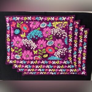 Vintage Vera Bradley Placemat in FLUTTERBY pattern in New condition. One.